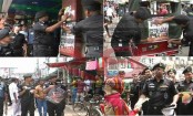 রাজশাহীতে জঙ্গী বিরোধী লিফলেট বিতরণ