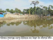  সুন্দরগঞ্জ শহরের বাঁধ নদীগর্ভে
