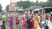 শ্রীমঙ্গলে জন্মাষ্টমীর শোভাযাত্রা