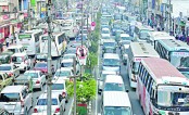 যানজটে স্থির রাজধানী
