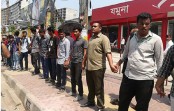 ফের রাস্তায় শিক্ষার্থীদের একাংশ
