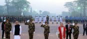 বীর শহীদদের প্রতি রাষ্ট্রপতি-প্রধানমন্ত্রীর শ্রদ্ধা
