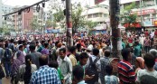 আজও সড়কে অবস্থান রিকশাচালকদের