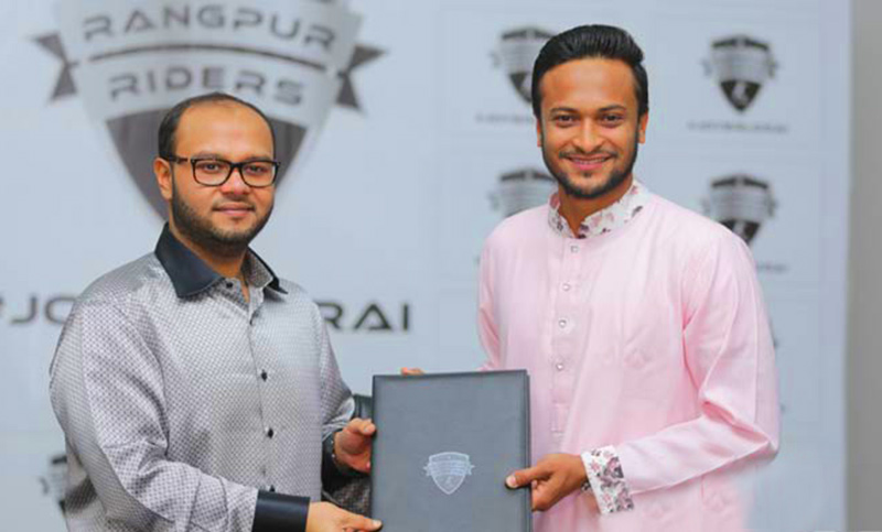রংপুর রাইডার্সে নাম লেখালেন সাকিব
