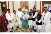 প্রধানমন্ত্রীর সঙ্গে যুবলীগের নবনির্বাচিত চেয়ারম্যান ও সম্পাদকের সাক্ষাৎ