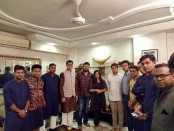 মৌসুমীর বাসায় ডাকসু ও ছাত্রলীগ নেতাকর্মীরা
