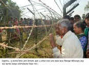 হরপিুরে সীমান্তে কাঁটাতার আলাদা করতে পারনেি  রক্তরে বাধন
