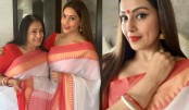 বাঙালি বধূ সাজে বিপাশা
