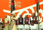 পায়রা ও বেলুন উড়িয়ে আ’লীগের সম্মেলন উদ্বোধন করলেন প্রধানমন্ত্রী