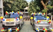 সিরাজগঞ্জ জেলা পুলিশ ৯৯৯ সেবায় পেলো দু’টি গাড়ি
