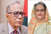 জাতীয় স্মৃতিসৌধে রাষ্ট্রপতি ও প্রধানমন্ত্রীর পক্ষে শ্রদ্ধা নিবেদন
