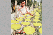 পাপড় বানিয়ে ভাগ্য ফেরাতে চান রওশন আরা
