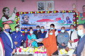প্রধানমন্ত্রীর দেয়া ঘর উপহার পেল বিশ্বনাথের ১২০ পরিবার
