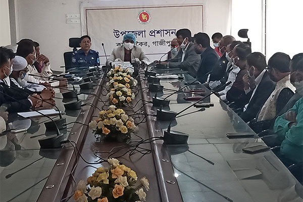 কালিয়াকৈরে একুশে ফেব্রুয়ারির প্রস্তুতি সভা অনুষ্ঠিত
