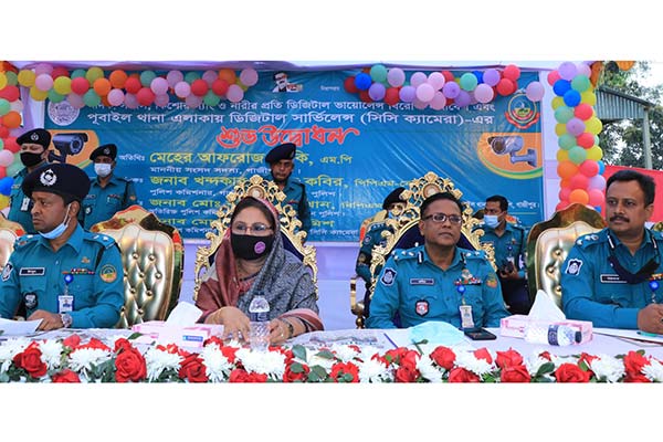 সিসি ক্যামেরার আওতায় গাজীপুরের পূবাইল থানা এলাকা
