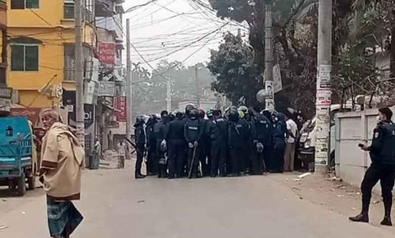 কাদের মির্জার ডাকে আজ আবার হরতাল চলছে কোম্পানীগঞ্জে
