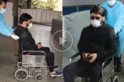 হুইলচেয়ারে বসে বিমানবন্দরে কপিল