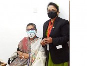 ভ্যাকসিন নিলেন শেখ রেহানা
