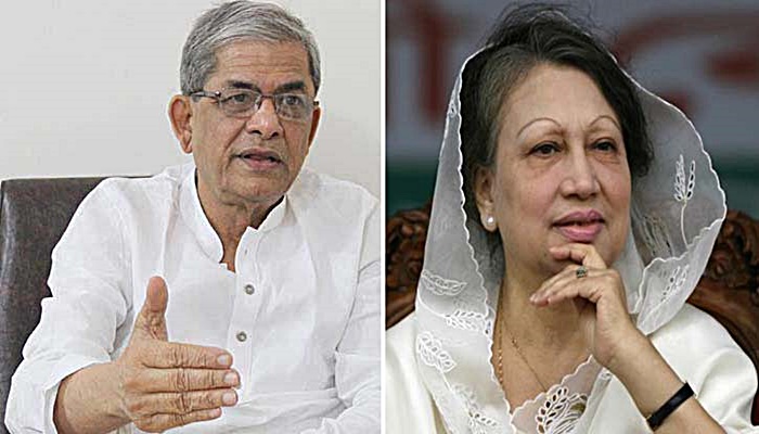 খালেদা জিয়ার সঙ্গে দেখা করলেন মির্জা ফখরুলসহ তিন নেতা
