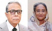 বঙ্গবন্ধুর প্রতিকৃতিতে রাষ্ট্রপতি-প্রধানমন্ত্রীর শ্রদ্ধা