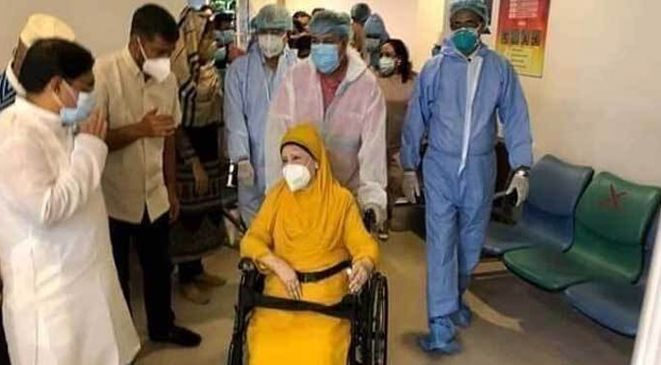 অবশেষে করোনামুক্ত খালেদা জিয়া
