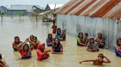 বাড়ছে পানি, বন্যার আশঙ্কা!
