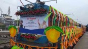 আম নিয়ে চাঁপাইয়ের ‘ম্যাঙ্গো ট্রেন’ ঢাকার পথে
