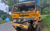 ফরিদপুরে যাত্রীবাহী বাস ও কাভার্ড ভ্যানের সংঘর্ষ