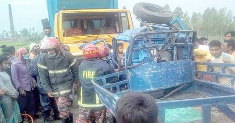 দুই গাড়ির সংঘর্ষে নিহত ২