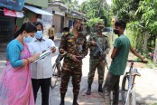 বাগেরহাটে স্বাস্থ্যবিধি না মানায় ৭৩ জনকে জরিমানা