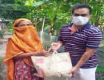 করোনায় কর্মহীন হয়ে পড়া মানুষের পাশে শেখ সোহেল