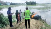 সখীপুরে নিষিদ্ধ চায়না জাল পুড়িয়ে দিল প্রশাসন