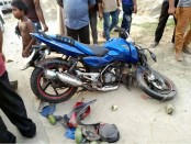 কুকুরের সাথে বাইকের ধাক্কা, প্রাণ গেলো বৃদ্ধা নারীর