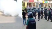 নয়াপল্টনে বিএনপি নেতাকর্মীদের সাথে পুলিশের ধাওয়া-পাল্টা ধাওয়া