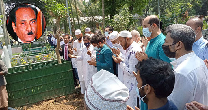 বনানী কবরস্থানে চিরনিদ্রায় শায়িত সাহাবুদ্দীন আহমদ