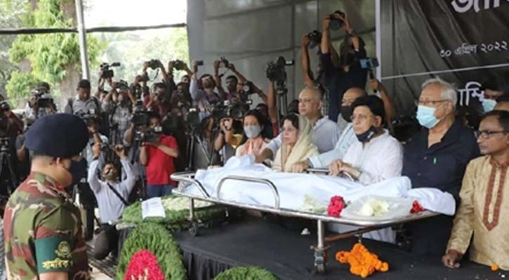 মুহিতের মরদেহে রাষ্ট্রপতি-প্রধানমন্ত্রীর শ্রদ্ধা

