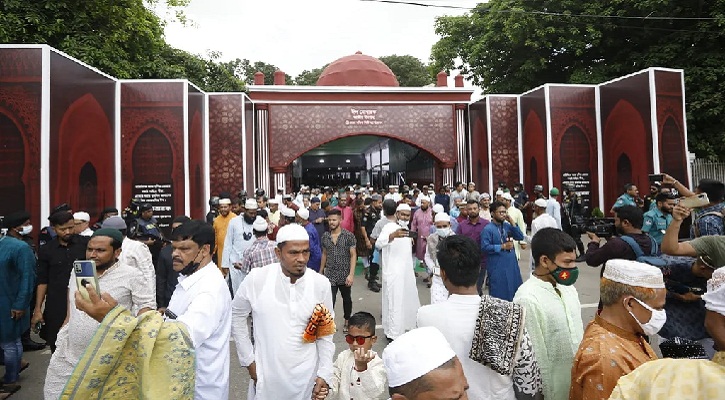 জাতীয় ঈদগাহে প্রধান জামাত অনুষ্ঠিত
