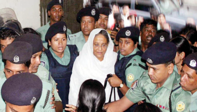 শেখ হাসিনার কারাবন্দি দিবস আজ
