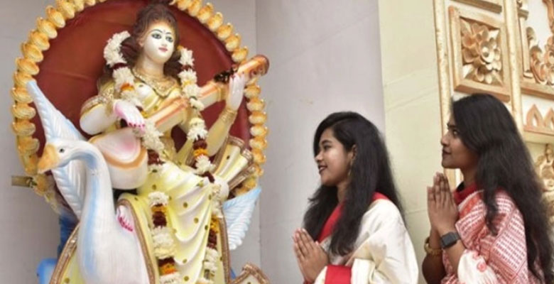আজ সরস্বতী পূজা