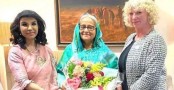 লন্ডন পৌঁছেছেন প্রধানমন্ত্রী শেখ হাসিনা
