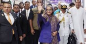 সুইজারল্যান্ড সফর শেষে দেশে ফিরলেন প্রধানমন্ত্রী