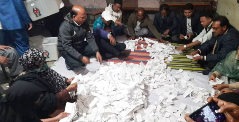 ভোট শেষ, চলছে গণনা
